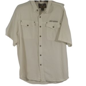 Harley Davidson lightweight collared shirt size L